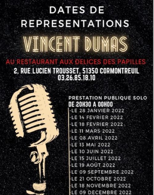 Vincent Dumas : spectacle.